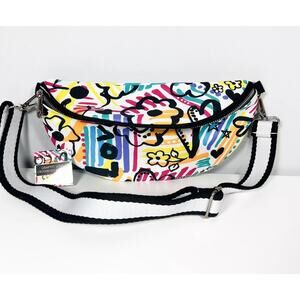 Brighton Ne with tags Multicolor Graffiti Love Crossbody Belt Bag Fanny Pack